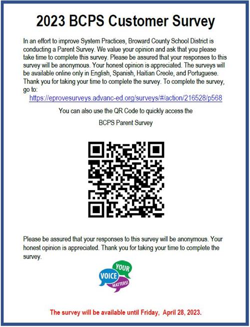 BCPS Parent Customer Survey